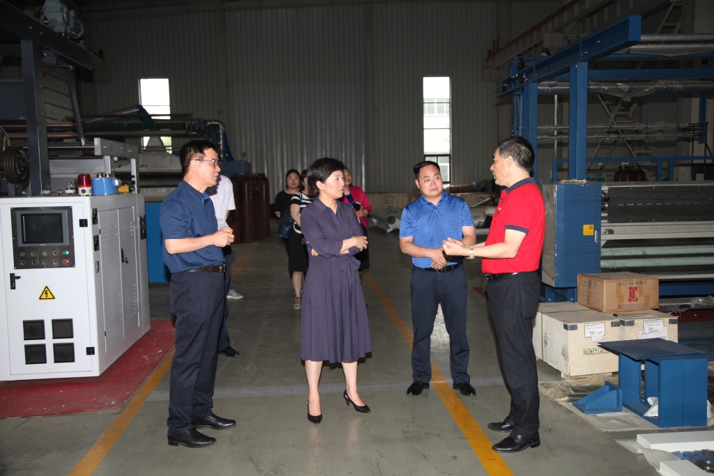 2017年6月9日，連云港市市委副書記、海州區(qū)區(qū)委書記萬聞華來鷹游集團(tuán)調(diào)研指導(dǎo)工作。