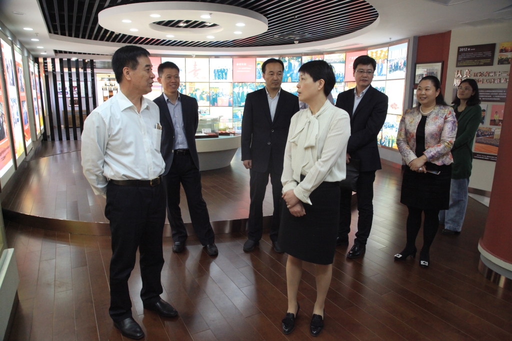 2018年5月8日，連云港市總工會(huì)秦云副主席、海州區(qū)總工會(huì)秦少卿主席一行蒞臨鷹游調(diào)研指導(dǎo)